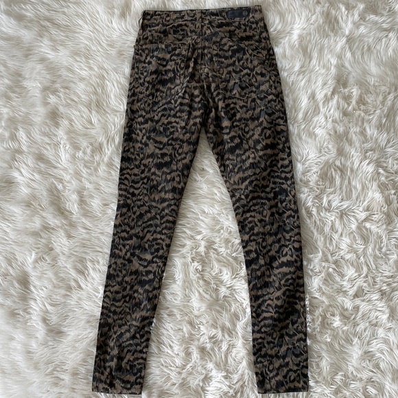 AG Farrah Vintage Leopard Skinny Ankle Corduroy Jean - Picture 11 of 14